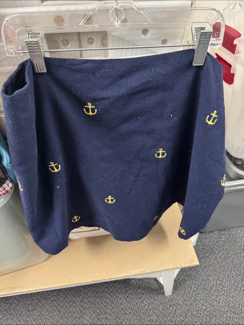 Vineyard vines wooo blend anchor skirt size 14 // 070248